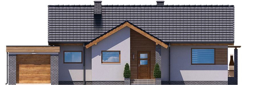 Фасад дома GHF-3217-95 Фасад дома GHF-3217-95