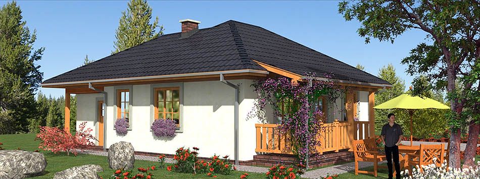 Проект дома HIB-6696-71